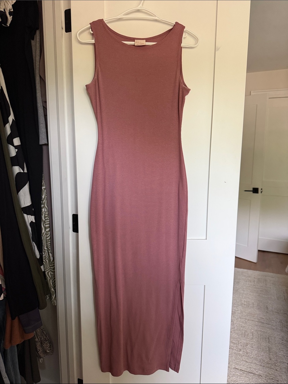 Sleeveless Rosewood Maternity Dress (Carry Maternity)